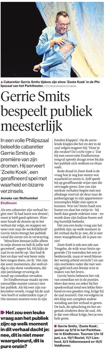 Recensie Zoete Koek als afbeelding